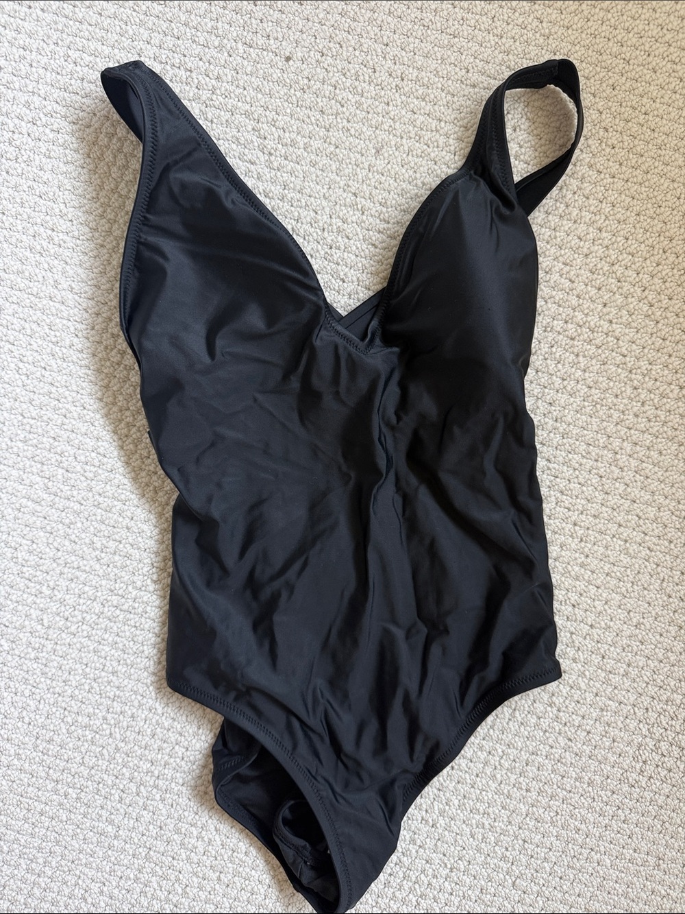 J Crew Classic Black One-Piece Swimsuit - Timeless Swimwear